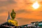 Large Buddha, Wat Paknam, Bangkok, Thailand. Art Print
